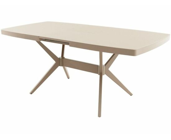 Стол «Оскар» 2м GLASS 140x90, стекло капучино, изображение 5 | Интернет магазин мебели и декора LifeDekor