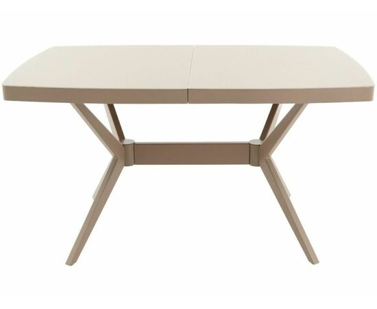 Стол «Оскар» 2м GLASS 140x90, стекло капучино, изображение 6 | Интернет магазин мебели и декора LifeDekor