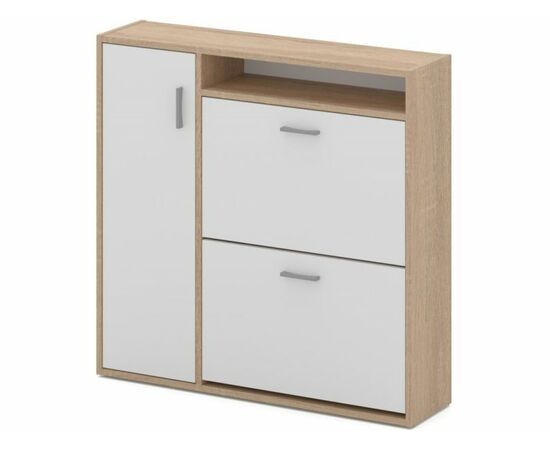 Тумба «Толедо-1», Дуб сонома/белый | Интернет магазин мебели и декора LifeDekor