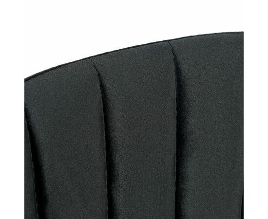 Стул полубарный Turin чёрный с золотыми ножками, изображение 5 | Интернет магазин мебели и декора LifeDekor