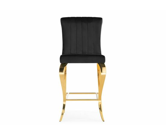 Барный стул Joan black / gold, изображение 2 | Интернет магазин мебели и декора LifeDekor