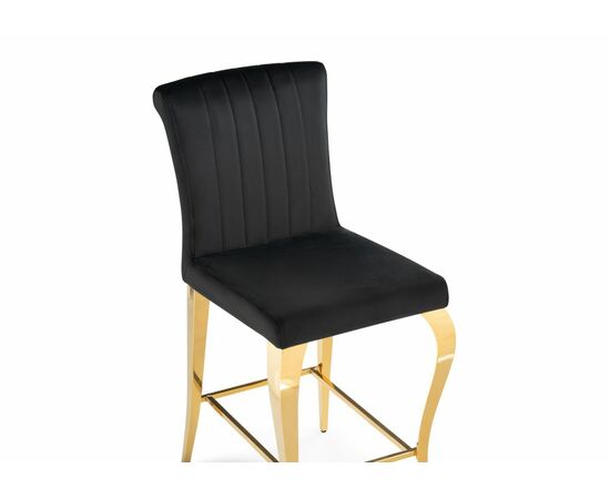 Барный стул Joan black / gold, изображение 5 | Интернет магазин мебели и декора LifeDekor