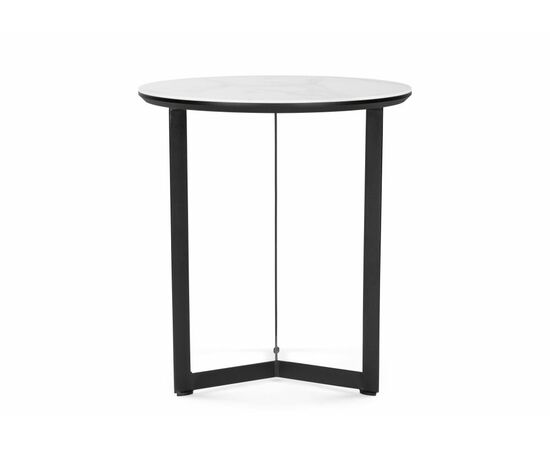 Стол стеклянный Роб D-450 мрамор белый, изображение 2 | Интернет магазин мебели и декора LifeDekor