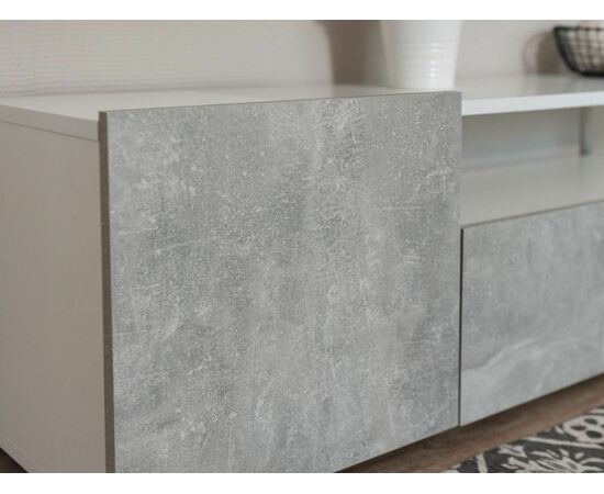 Стенка «Нео», Белый/Ателье светлый, изображение 11 | Интернет магазин мебели и декора LifeDekor