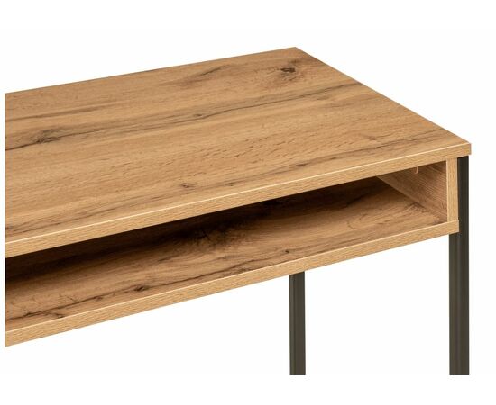 Стол Лео Лофт дуб вотан / матовый черный, изображение 4 | Интернет магазин мебели и декора LifeDekor