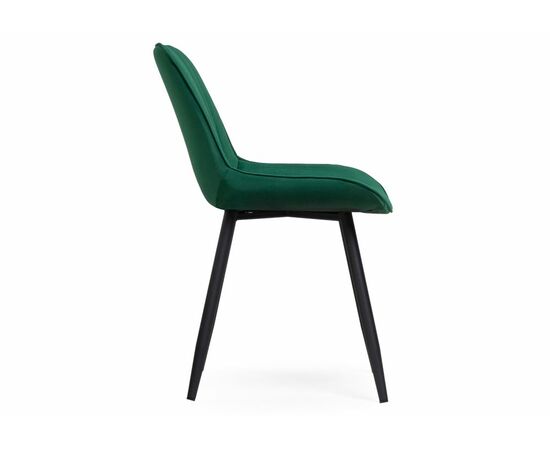 Стул Седа велюр зеленый / черный, изображение 4 | Интернет магазин мебели и декора LifeDekor