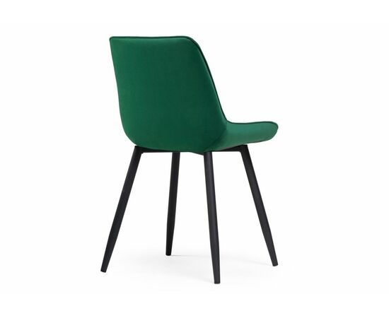 Стул Седа велюр зеленый / черный, изображение 5 | Интернет магазин мебели и декора LifeDekor