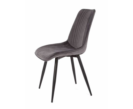 Стул С-1249-B (Grey velvet), изображение 3 | Интернет магазин мебели и декора LifeDekor