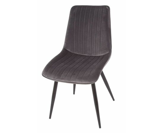 Стул С-1249-B (Grey velvet), изображение 5 | Интернет магазин мебели и декора LifeDekor