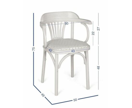 Стул Венский мягкий (средний тон, ткань RS 08), изображение 11 | Интернет магазин мебели и декора LifeDekor