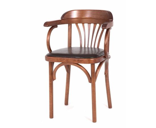 Стул Венский мягкий (средний тон, кожзам коричневый), изображение 4 | Интернет магазин мебели и декора LifeDekor