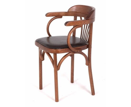 Стул Венский мягкий (средний тон, кожзам коричневый), изображение 5 | Интернет магазин мебели и декора LifeDekor