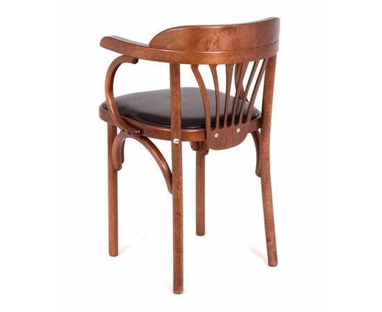 Стул Венский мягкий (средний тон, кожзам коричневый), изображение 6 | Интернет магазин мебели и декора LifeDekor