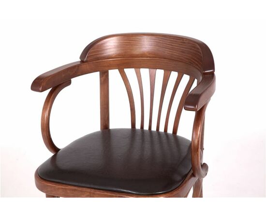 Стул Венский мягкий (средний тон, кожзам коричневый), изображение 10 | Интернет магазин мебели и декора LifeDekor