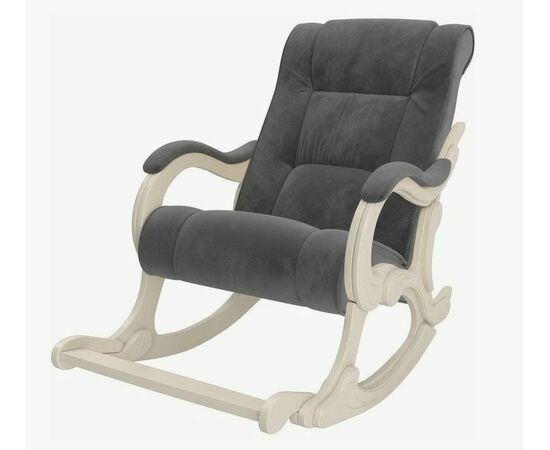 Кресло-качалка Сенатор 77 (Verona Antrazite Grey/Дуб Шампань) | Интернет магазин мебели и декора LifeDekor