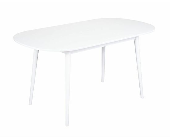 Стол овальный Алиса-1200  (белый/белый) раздвижной, изображение 3 | Интернет магазин мебели и декора LifeDekor