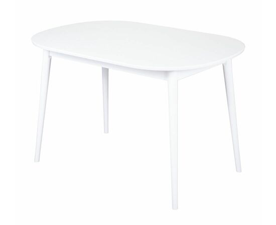 Стол овальный Алиса-1200  (белый/белый) раздвижной | Интернет магазин мебели и декора LifeDekor