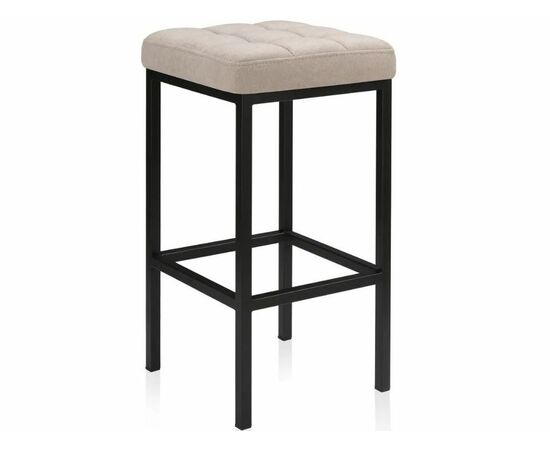 Стул «Камелот» ДП 2-07, велюр «Канди крем», каркас черный матовый, изображение 2 | Интернет магазин мебели и декора LifeDekor