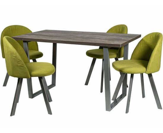 Стол М78 «Патика» ДП1-01-07 ЛДСП Сосна Пасадена, каркас металлик, изображение 11 | Интернет магазин мебели и декора LifeDekor