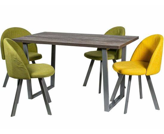 Стол М78 «Патика» ДП1-01-07 ЛДСП Сосна Пасадена, каркас металлик, изображение 12 | Интернет магазин мебели и декора LifeDekor