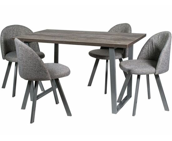 Стол М78 «Патика» ДП1-01-07 ЛДСП Сосна Пасадена, каркас металлик, изображение 13 | Интернет магазин мебели и декора LifeDekor