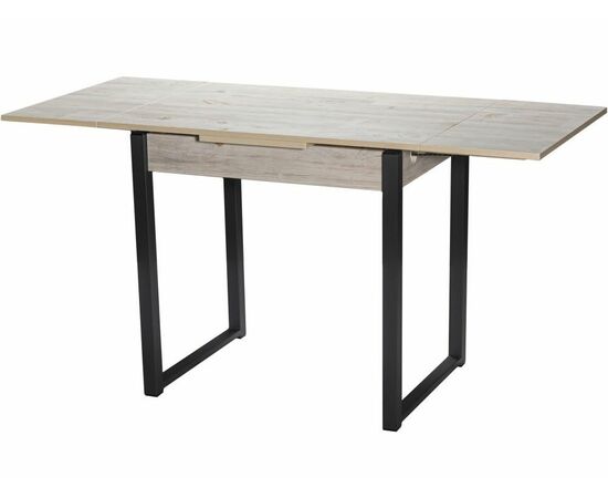 Стол М102 «Алан» ДП1-01-11 900(1200)(1500)*670, ЛДСП:Наоми, Н/стола (Графит), изображение 3 | Интернет магазин мебели и декора LifeDekor