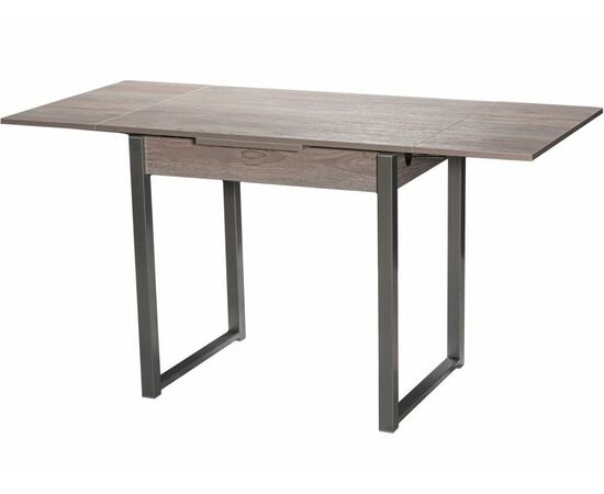 Стол М102 «Алан» ДП1-01-11 900(1200)(1500)*670, ЛДСП:Навара, Н/стола (Металлик), изображение 3 | Интернет магазин мебели и декора LifeDekor