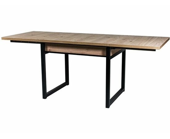 Стол М64 «АРТ» ДП1-02-05 1100(2000)*760 ЛДСП «Эврика», черный матовый, изображение 8 | Интернет магазин мебели и декора LifeDekor