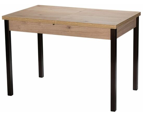 Стол М65 «Денвер» ДП1-01-06 1100(1400)*680 ЛДСП «Дуб Эврика», квадратные Арабискат, изображение 2 | Интернет магазин мебели и декора LifeDekor