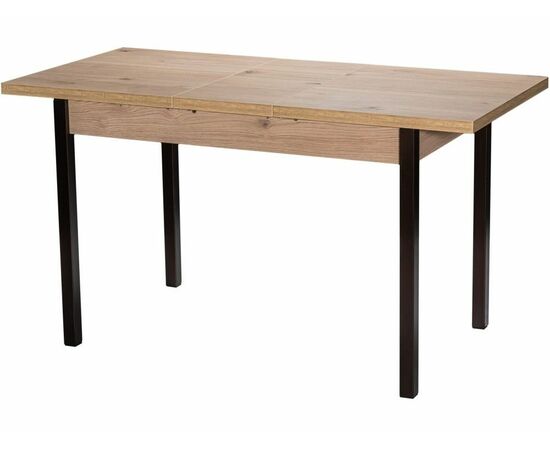 Стол М65 «Денвер» ДП1-01-06 1100(1400)*680 ЛДСП «Дуб Эврика», квадратные Арабискат, изображение 4 | Интернет магазин мебели и декора LifeDekor