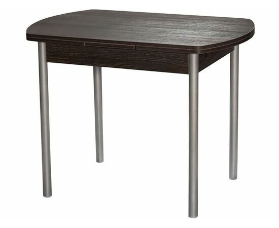 Стол М2 ДП1-02-04 1000(1600)*670, ЛДСП:Дуб Кантербери, Н/стола прямые Металлик, изображение 2 | Интернет магазин мебели и декора LifeDekor