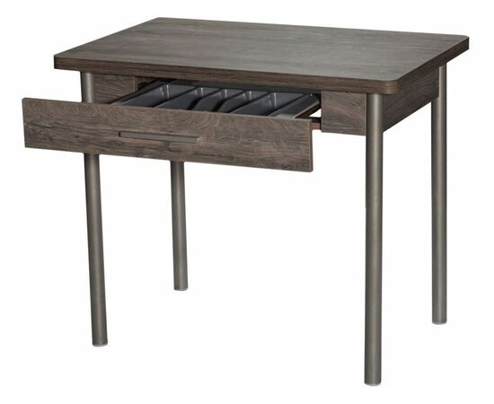 Стол М20 ДП1-02-05 900(1200)*600, ЛДСП:Дуб Рошелье, Н/стола (Графит), изображение 3 | Интернет магазин мебели и декора LifeDekor