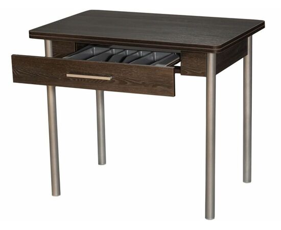 Стол М20 ДП1-02-05 900(1200)*600, ЛДСП:Дуб Кантербери, Н/стола (Металлик), изображение 3 | Интернет магазин мебели и декора LifeDekor