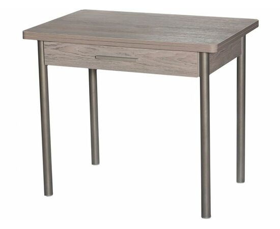 Стол М20 ДП1-02-05 900(1200)*600, ЛДСП:Дуб Навара, Н/стола (Металлик), изображение 2 | Интернет магазин мебели и декора LifeDekor