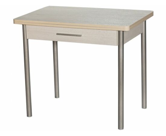 Стол М20 ДП1-02-05 900(1200)*600, ЛДСП:Дуб Самерсет, Н/стола (Металлик), изображение 2 | Интернет магазин мебели и декора LifeDekor