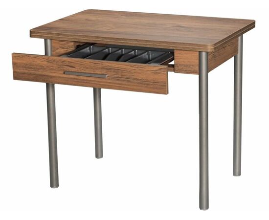 Стол М20 ДП1-02-05 900(1200)*600, ЛДСП:Дуб Сомеро, Н/стола (Металлик), изображение 3 | Интернет магазин мебели и декора LifeDekor