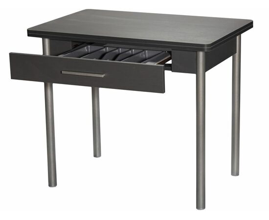 Стол М20 ДП1-02-05 900(1200)*600, ЛДСП:Графит, Н/стола (Графит), изображение 3 | Интернет магазин мебели и декора LifeDekor
