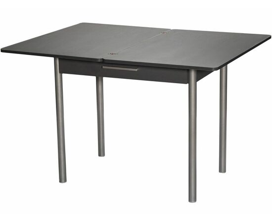 Стол М20 ДП1-02-05 900(1200)*600, ЛДСП:Графит, Н/стола (Графит), изображение 4 | Интернет магазин мебели и декора LifeDekor