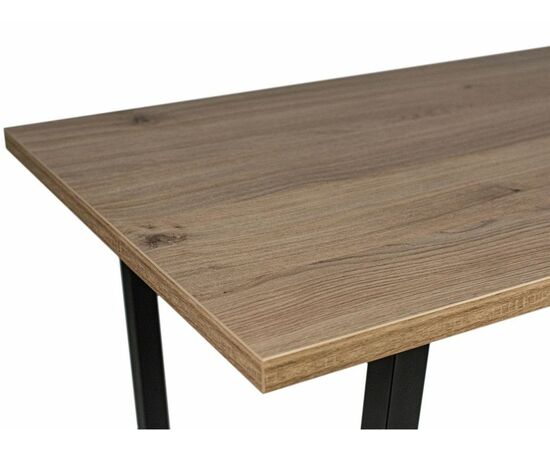 Стол М78 «Патика» ДП1-01-07 ЛДСП Эврика, каркас черный матовый, изображение 5 | Интернет магазин мебели и декора LifeDekor