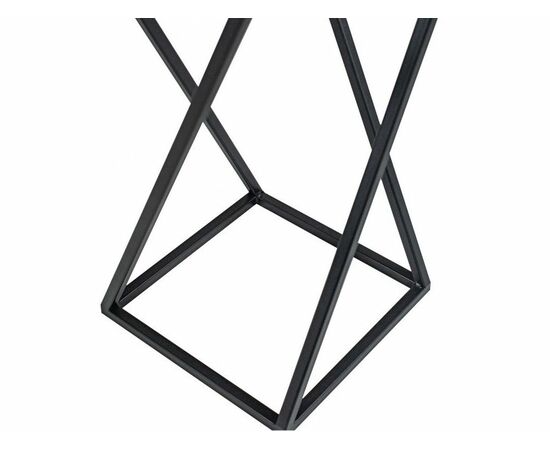 Стол М100 ДП1-03-05 480*480*620 Фотопечать «Кофе хаус», черный матовый, изображение 8 | Интернет магазин мебели и декора LifeDekor