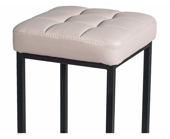 Стул «Камелот» ДП 2-07, кожзам «Линкольн бежевый», каркас черный матовый, изображение 5 | Интернет магазин мебели и декора LifeDekor