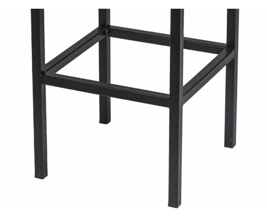 Стул «Камелот» ДП 2-07, кожзам «Линкольн бежевый», каркас черный матовый, изображение 6 | Интернет магазин мебели и декора LifeDekor