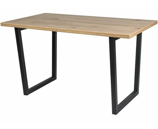 Стол М78 «Патика» ДП1-01-07 ЛДСП Эврика, каркас черный матовый | Интернет магазин мебели и декора LifeDekor