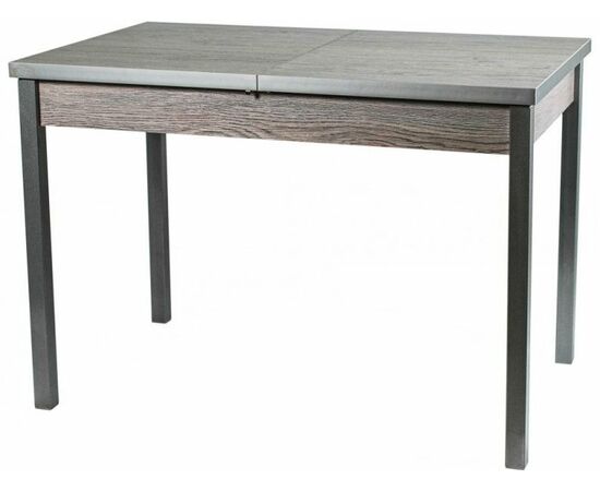 Стол М65 «Денвер» ДП1-01-06 1100(1400)*680 ЛДСП «Навара», квадратные металлик | Интернет магазин мебели и декора LifeDekor