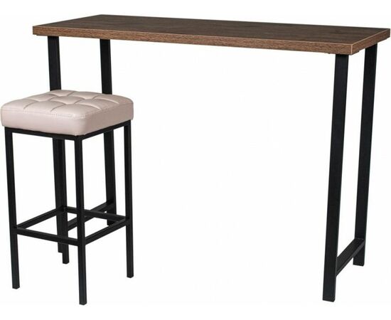 Стол-консоль барный М94 ДП1-02-04 ЛДСП «Велингтон», Каркас черный матовый | Интернет магазин мебели и декора LifeDekor