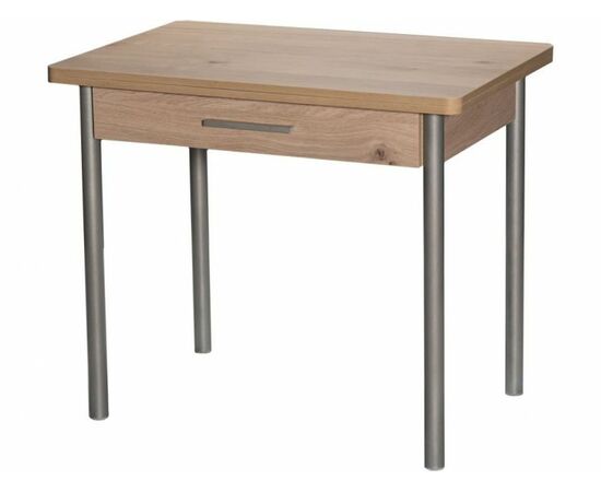 Стол М20 ДП1-02-05 900(1200)*600, ЛДСП:Дуб Эврика, Н/стола (Металлик) | Интернет магазин мебели и декора LifeDekor