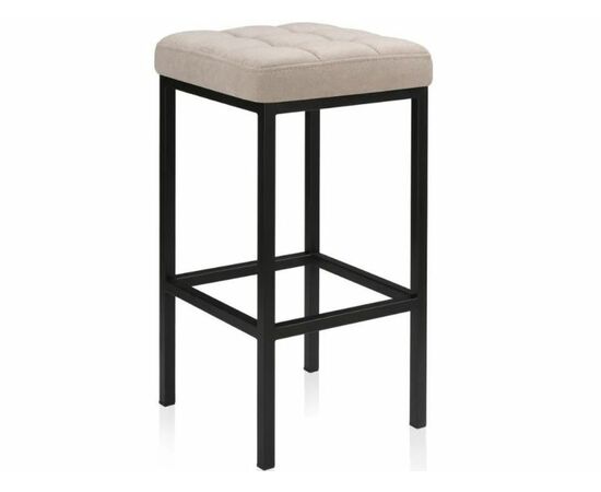 Стул «Камелот» ДП 2-07, велюр «Канди крем», каркас черный матовый | Интернет магазин мебели и декора LifeDekor