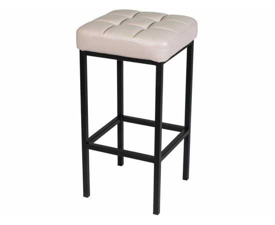 Стул «Камелот» ДП 2-07, кожзам «Линкольн бежевый», каркас черный матовый | Интернет магазин мебели и декора LifeDekor