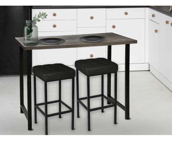 Стул «Камелот» ДП 2-07, кожзам «D6», каркас черный матовый, изображение 7 | Интернет магазин мебели и декора LifeDekor