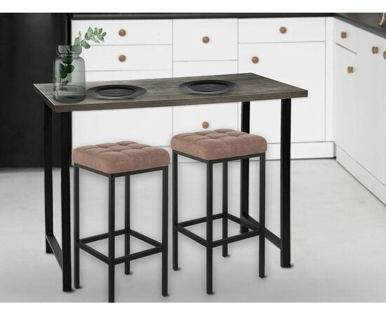 Стул «Камелот» ДП 2-07, велюр «Катания Корица», каркас черный матовый, изображение 7 | Интернет магазин мебели и декора LifeDekor